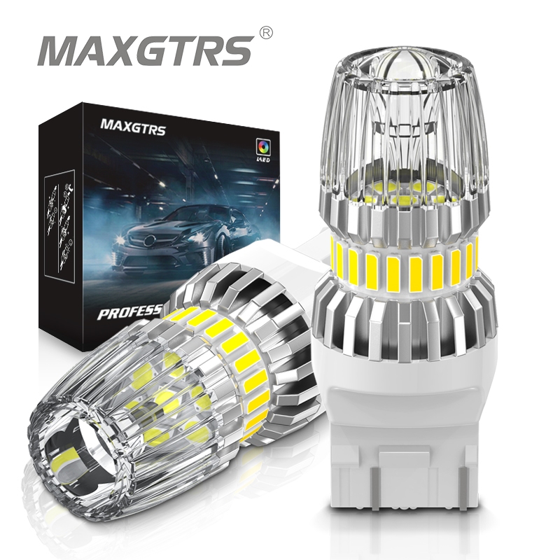 Maxgtrs 2pcs Canbus S25 1156 BA15S P21W T20 7440 W21W LED 燈泡