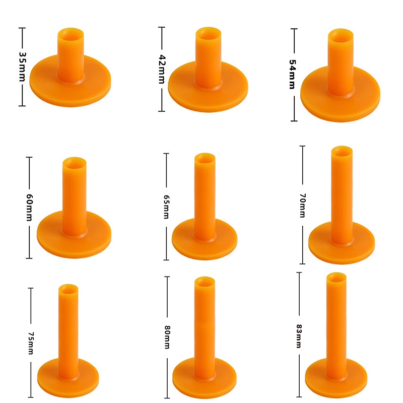 5個裝 35/42/54/60/65/70/75/80/83高爾夫牛筋tee 耐打球託 golf練習場專用球釘 golf