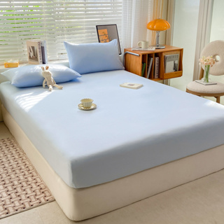 全包裹床包枕套組 雲朵棉材質床罩 鬆緊帶設計 不褪色 高品質 3尺床包 5尺床包 6尺床包 吸溼透氣 防滑
