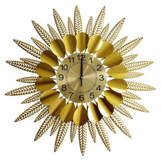 掛鐘歐式個性輕奢家居裝飾時鐘鐵藝掛鐘時尚靜音客廳鐘錶