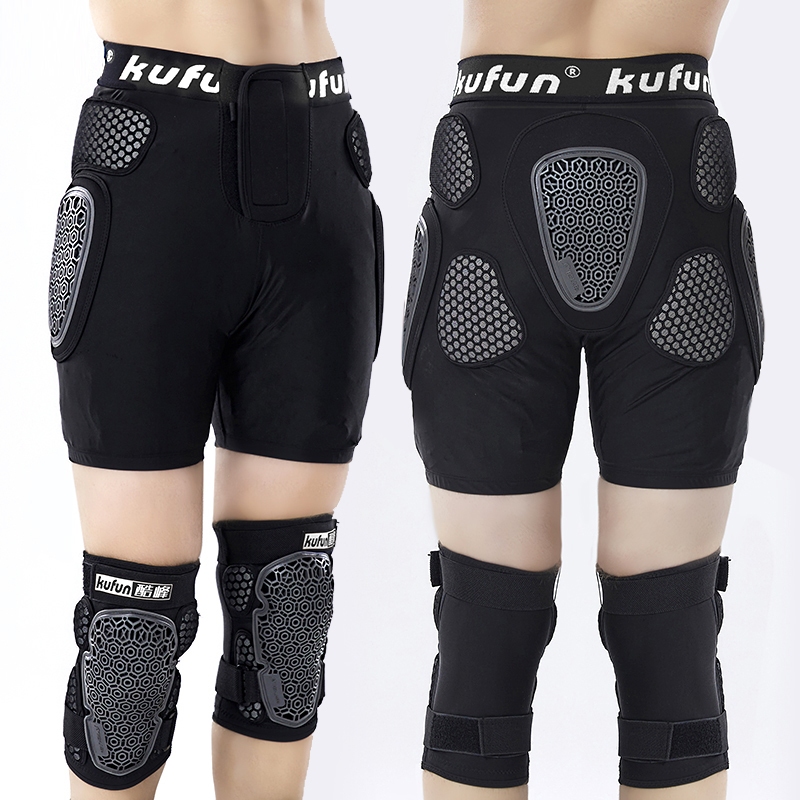 酷峰KUFUN滑雪護具防摔護臀褲女男內穿護甲護膝單板內護裝備全套屁股墊