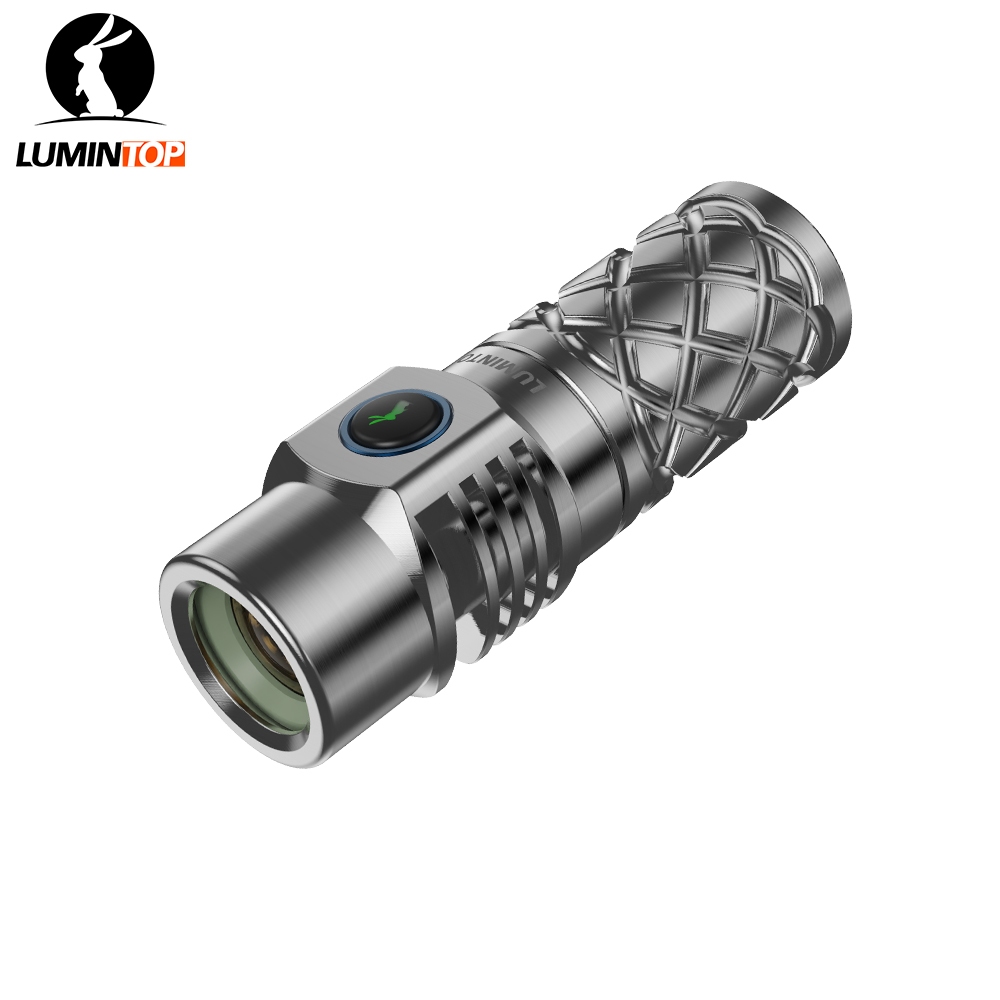 Lumintop THOR 迷你 lep 手電筒 18350 鈦手電筒遠距離 700 米手電筒狩獵帶頻閃模式手電筒