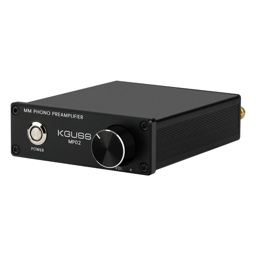 KGUSS MP02 唱頭前置放大器LP黑膠唱片機專用迷你MM唱頭放器