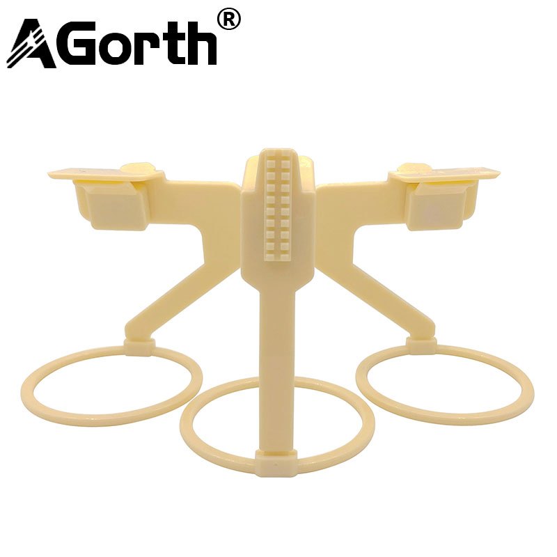 AGorth 3個/盒 牙科材料 牙片定位器 X光片定位器 牙科拍片機膠片定位夾