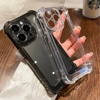 加厚四角氣囊防摔矽膠手機殼相容 IPhone 11 12 13 14 15 Pro Max X Xs Xr 7 8 Pl