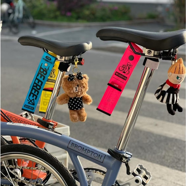 客製化【飄帶】腳踏車單車飄帶織帶 騎行警示帶 公路山地車反光綁帶 標牌 訂製LOGO