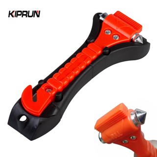 Kiprun 2 合 1 迷你汽車安全錘 救生逃生應急錘安全帶切割器 破窗器 窗戶玻璃破碎器