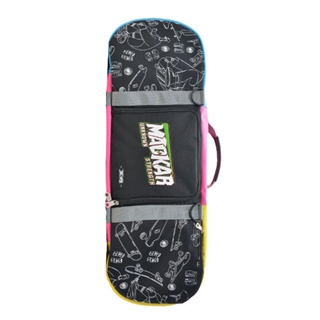 酷峰KUFUN超大容量陸地衝浪板包肩背手提陸衝滑板包多功能可裝全套護具裝備雙翹板滑板收納包