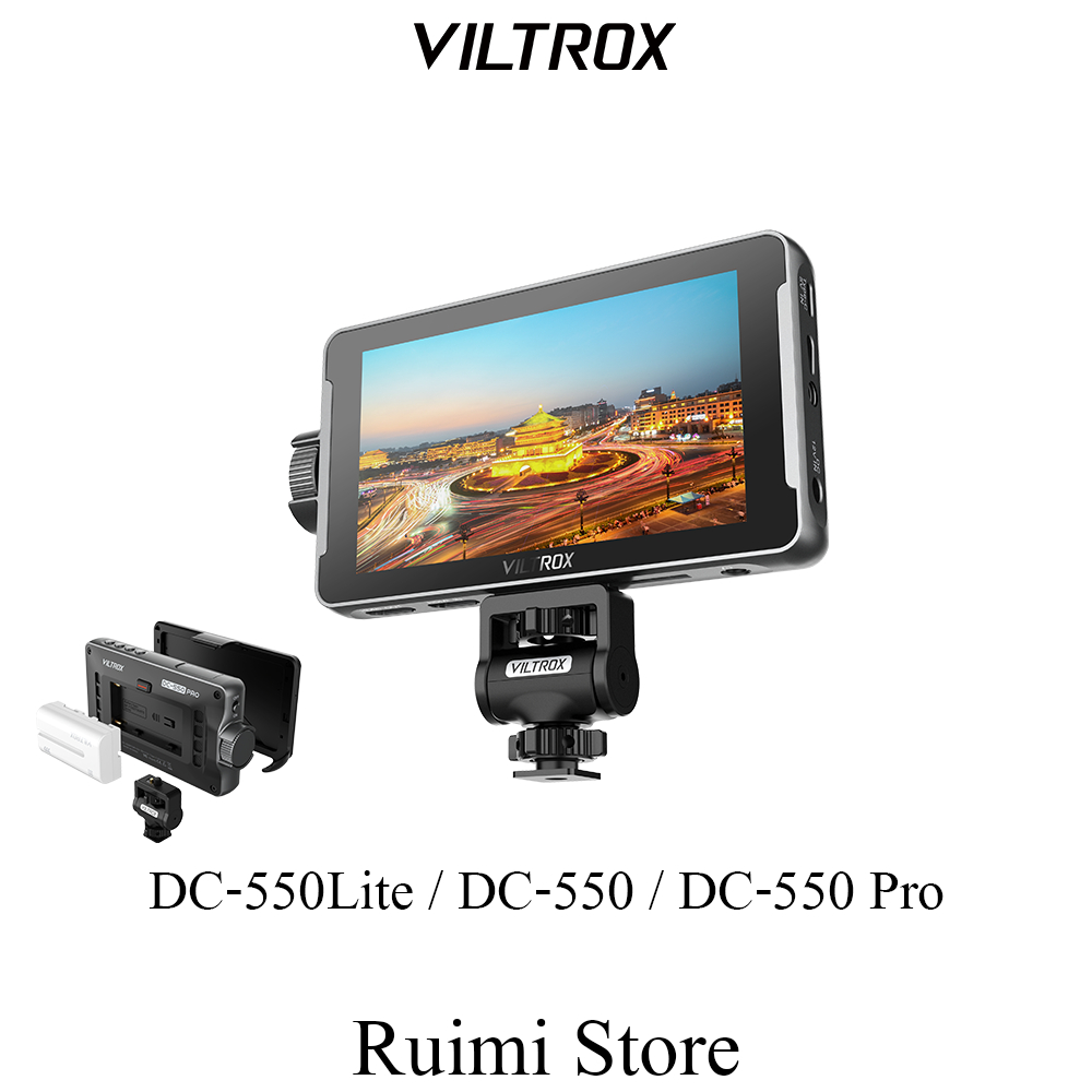唯卓仕Viltrox DC-550 5.5英寸4K專業可擕式攝像機演播室監視器HDMI觸控式螢幕3D LUT導演監視器