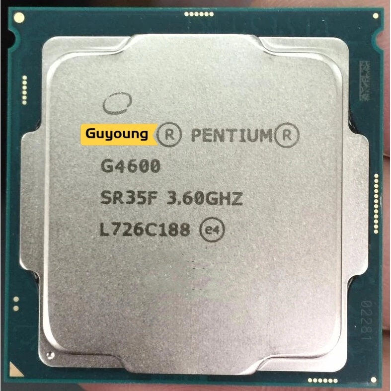 Yzx Pentium G4600 3.6 GHz 雙核四線程 CPU 處理器 3M 51W LGA 1151