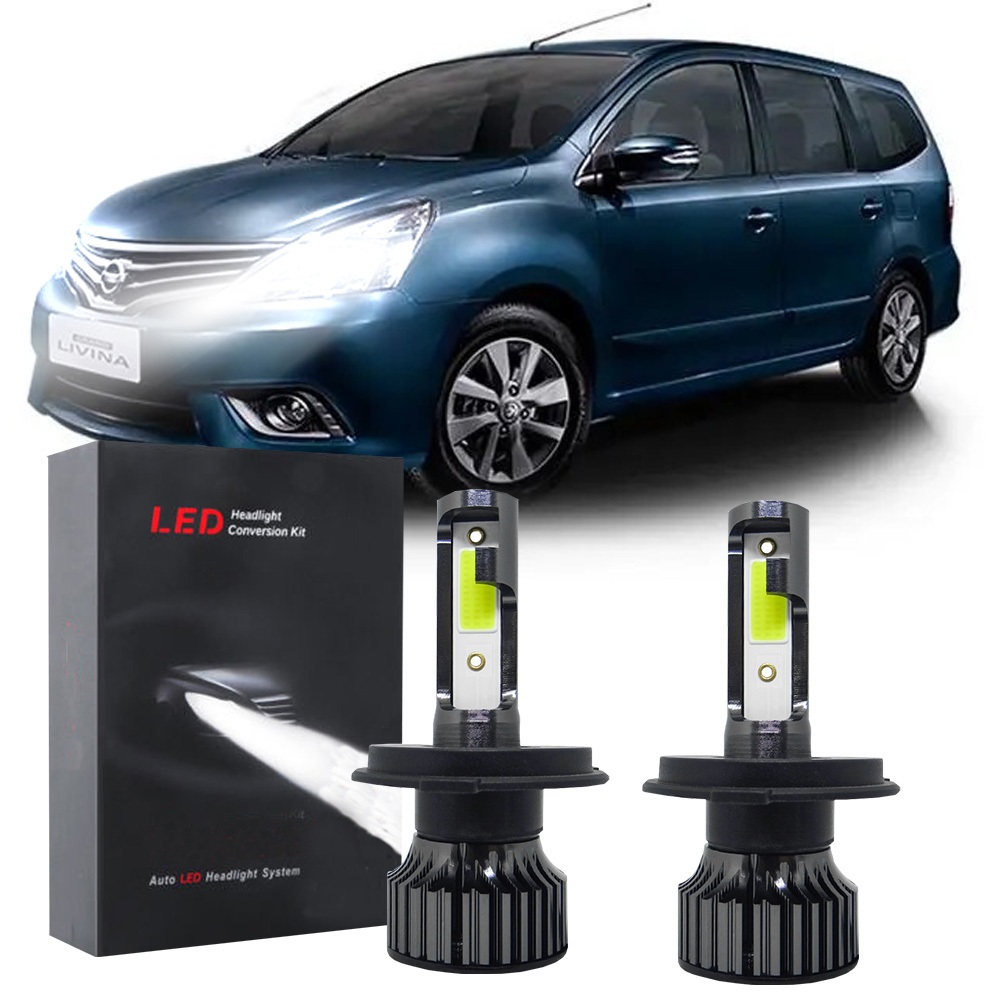 適用於 Nissan Livina X-Gear 2011 - 2017- 2PC CLY CG LED 大燈組合燈泡轉