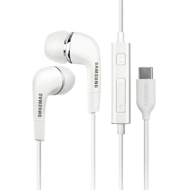 SAMSUNG A8s 有線 USB C 型耳機帶麥克風音量控制深低音高保真耳機耳機適用於三星 Galaxy S24 S