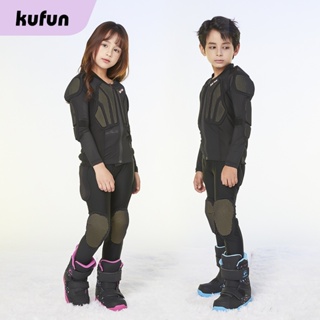 酷峰KUFUN滑雪護甲衣護具內穿防摔服護臀褲女兒童單板裝備套裝全套內護