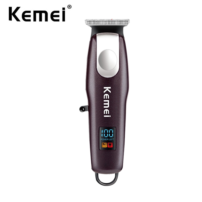 KEMEI 科美專業無繩理髮器光頭理髮機 USB 充電式電動理髮剪男士理髮器