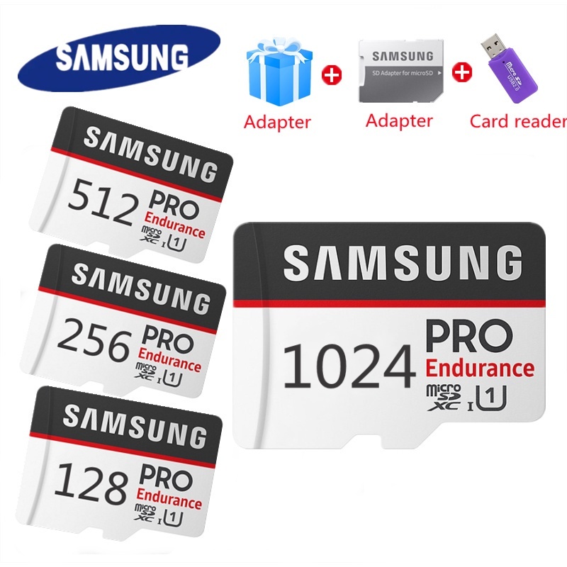 SAMSUNG 三星 Micro SD W/ADPT Pro 耐用性 (32GB/64GB/128GB/256GB512