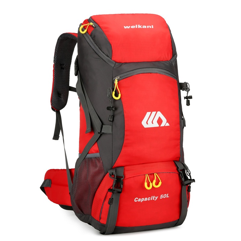 新品戶外運動背包登山包50L 男女徒步露營包 旅行後背包