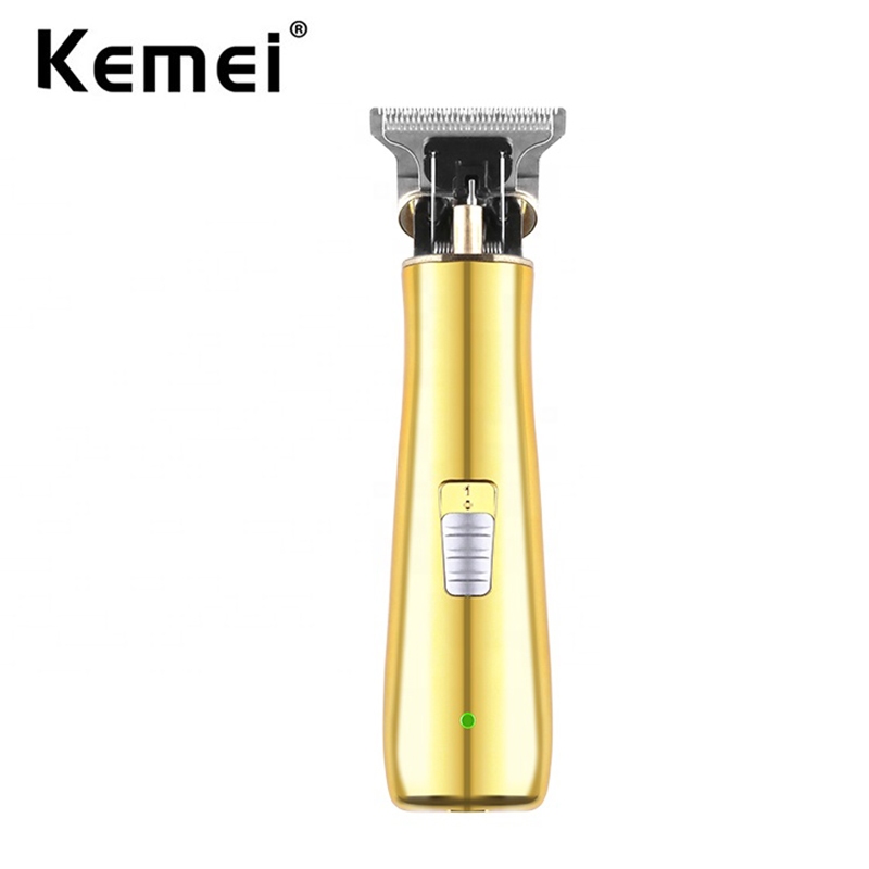 Kemei 專業便攜式理髮器 T9 迷你電動理髮器無繩可充電小型男士理髮機