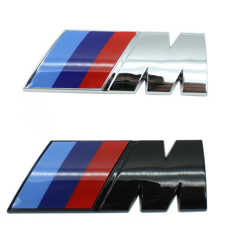 金屬汽車貼紙 BMW M 標誌 Power Sport Emblem Badge 適用於 F10 F30 F32 G20