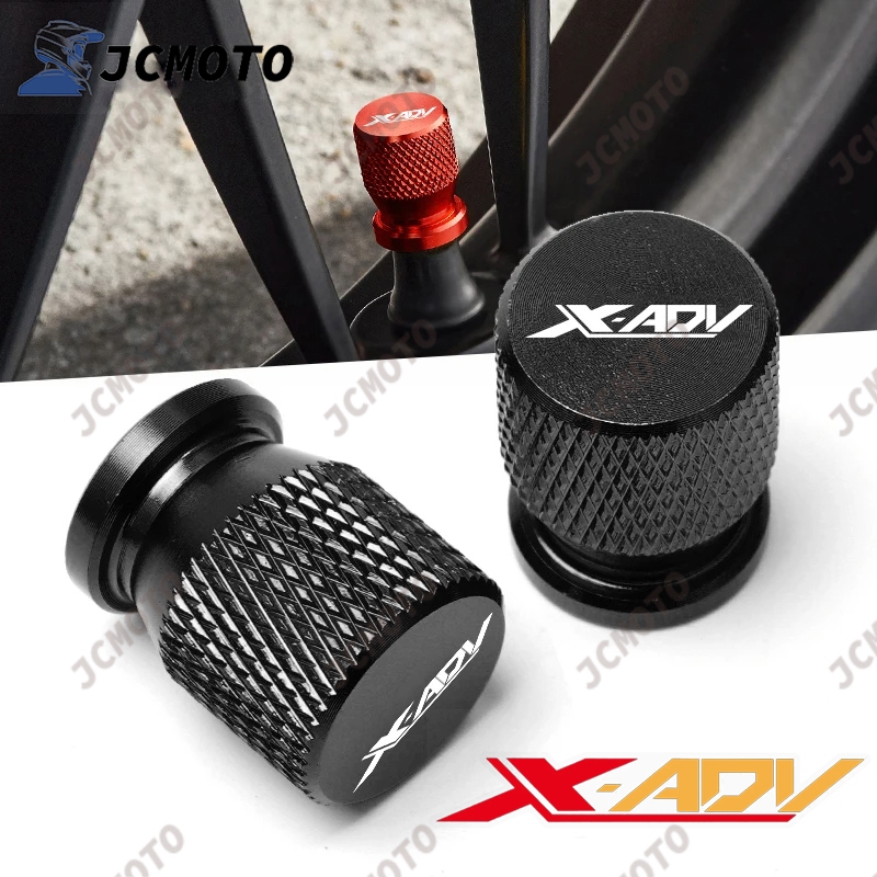 HONDA 適用於本田 XADV750 X-ADV 750 全年摩托車配件 CNC 鋁輪輪胎氣門桿蓋罩的標誌“XADV”