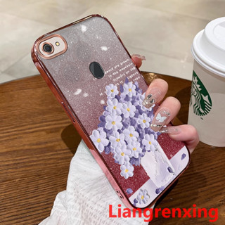 外殼oppo F5 OPPO F7手機殼軟殼矽膠防震套新設計卡通漫畫花SFYHH01