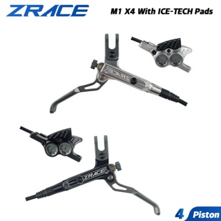 Zrace M1 X4 山地自行車液壓剎車,全數控輕量化,山地車油壓碟剎組,前後山地車剎車