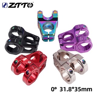 ztto mtb cnc 把立 0 度公路自行車把立 35mm 適用於 31.8mm 車把 28.6mm 前叉空心自行車