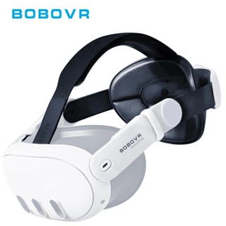 Bobovr M3 迷你頭帶適用於 Quest 3 舒適精英帶增強支持輕量級零接觸耳朵 VR 配件