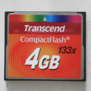 Transcend（創見） 4GB CompactFlash CF存儲卡 133X