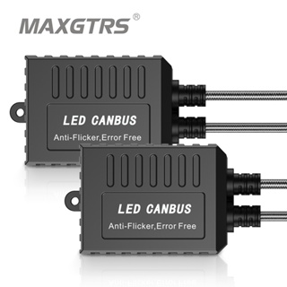 Maxgtrs 2x H1 H3 H4 H7 H8 H11 9005 9006 H13 適配器 EMC 警告 LED 解
