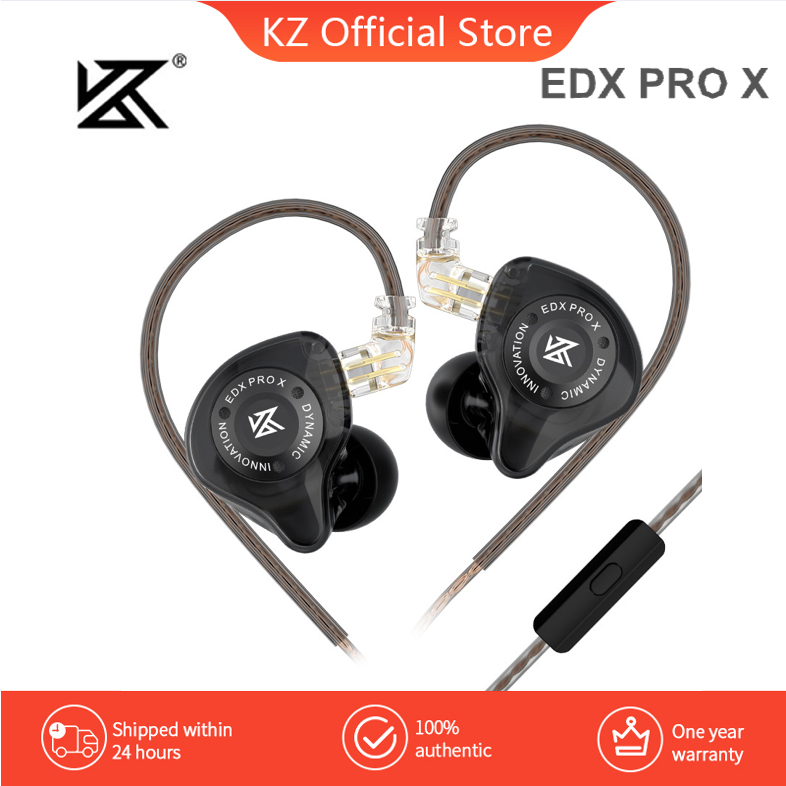 Kz edx pro X Ultra Linear Dynamic In Ear Earphones 高保真低音麥克風控