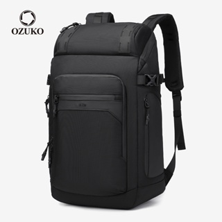 Ozuko 大容量休閒戶外防水男士筆記本電腦背包