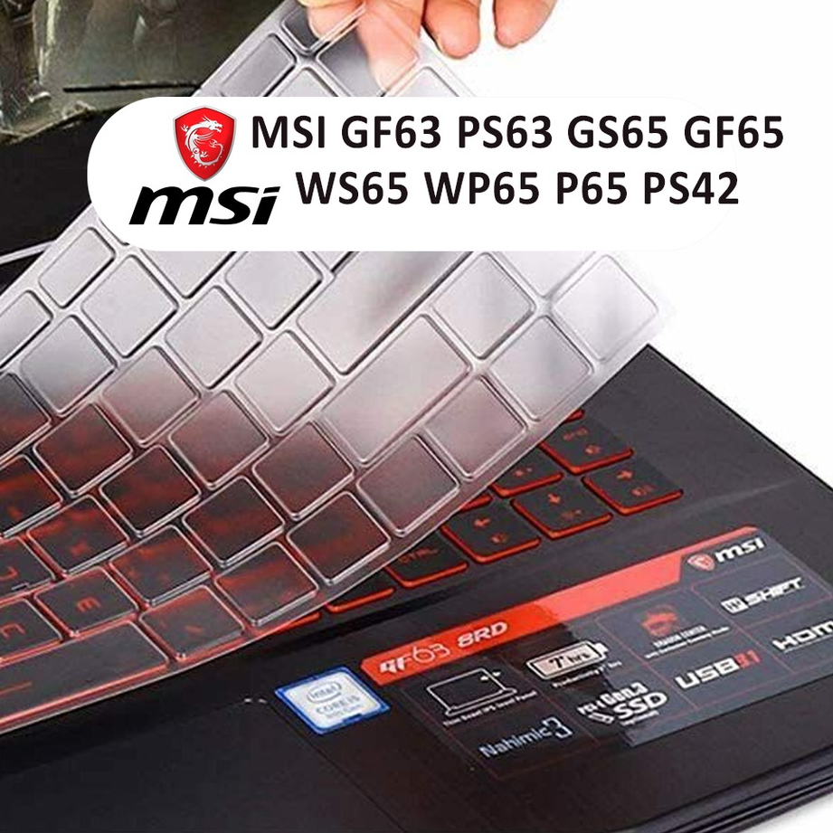 MSI 微星 GS65 GF63 GF65 P65 PS42 PS63 鍵盤保護膜