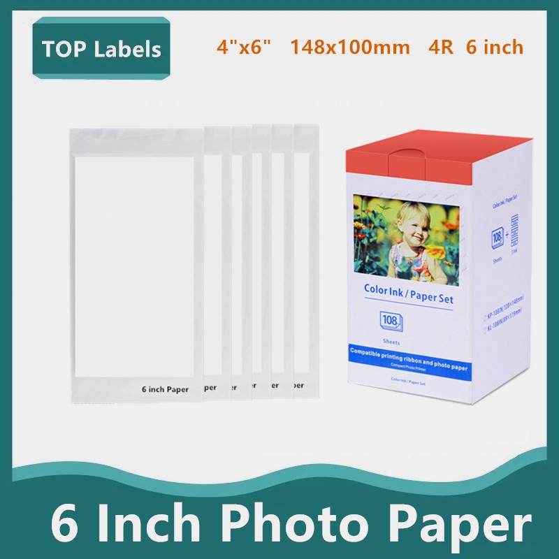 佳能紙6英寸佳能相紙墨盒適用於佳能cp1500相紙cp1300 CP1200 CP910 CP900 CP760
