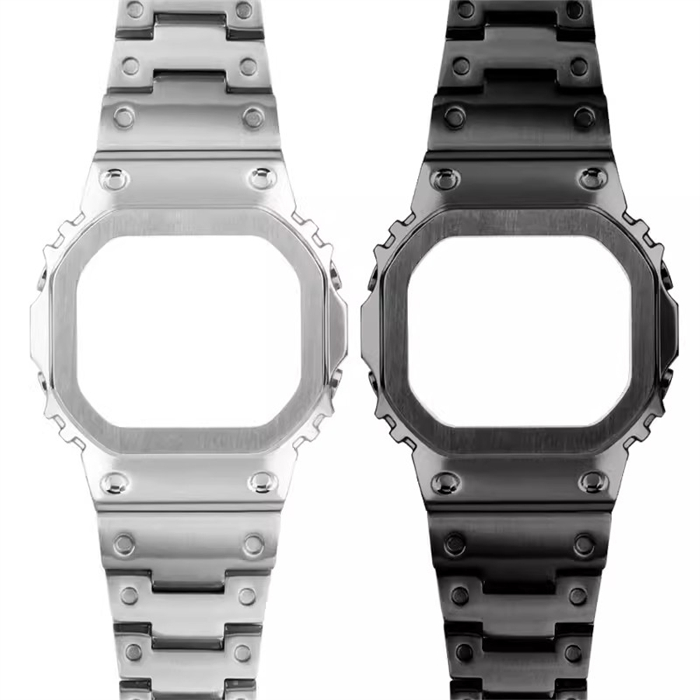 Dw-h5600 框架保險槓手錶配件金屬配件的保護擋板錶帶