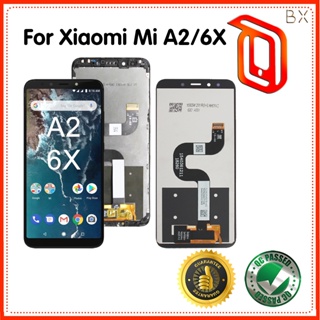 XIAOMI MI 5.99 英寸液晶顯示屏適用於小米 Mi A2 液晶顯示屏觸摸屏數字化儀組件適用於 Mi 6X M1