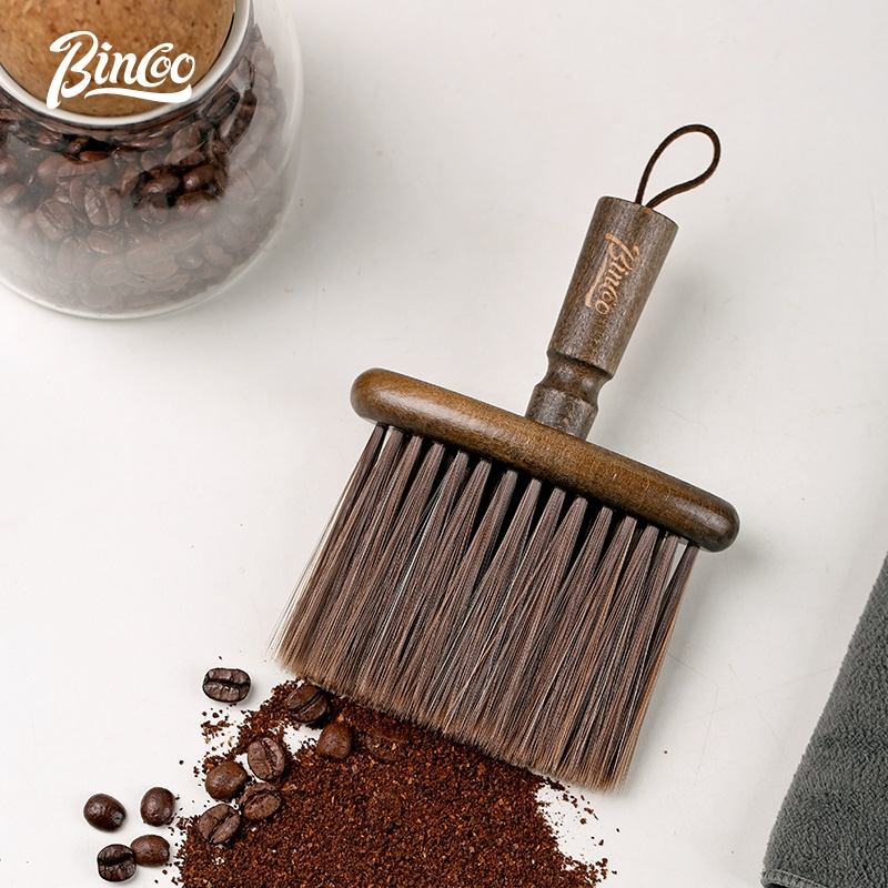 Bincoo咖啡機刷子咖啡刷吧台咖啡粉清理刷咖啡工具渣粉掃清潔毛刷