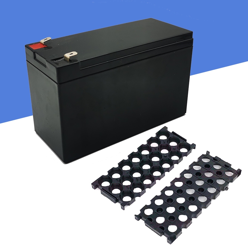 12V 7AH 鋰電池盒  帶18650支架 電池盒 DIY電池組 噴霧器電池配件 ABS塑膠鋰電池盒 可裝21顆186