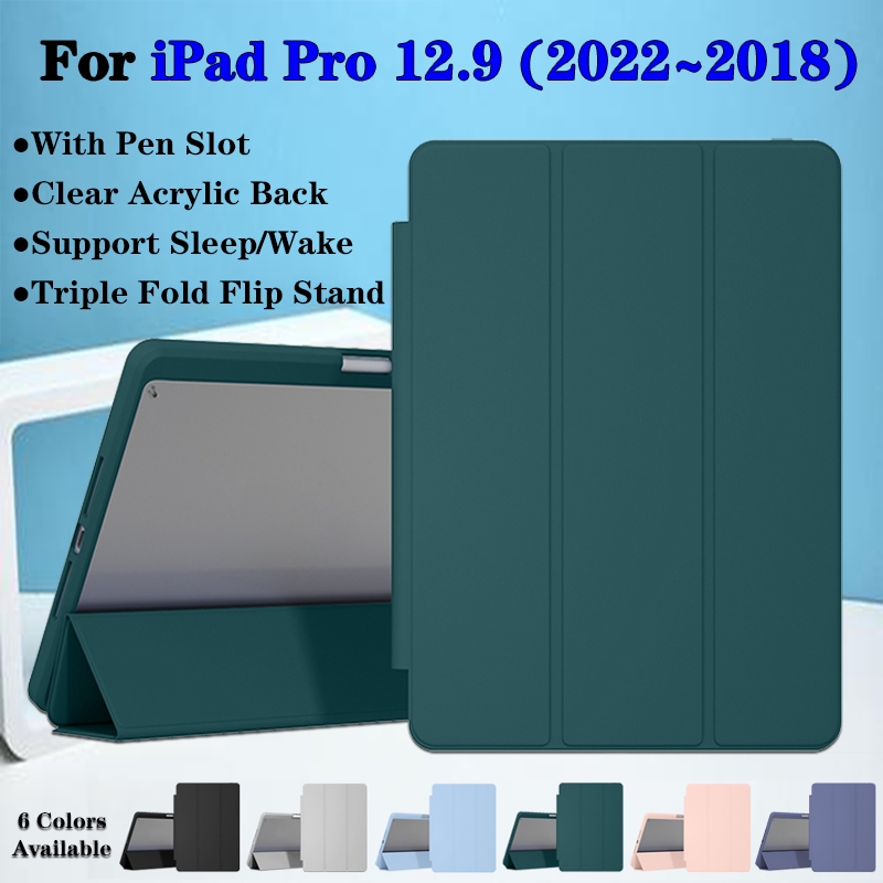 適用於 iPad Pro 12.9 2022 2021 2020 2018 12.9 英寸第 5 代第 4 代第 3 代