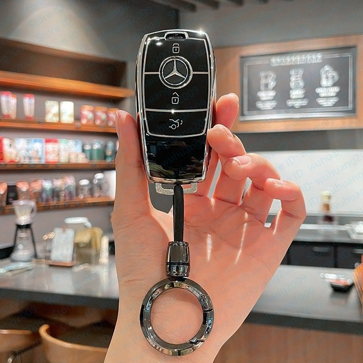 賓士Benz W205 W204 GLS GLC300 GLK W176 C300 CLA E鑰匙膠套 鑰匙殼鑰匙鑰匙扣