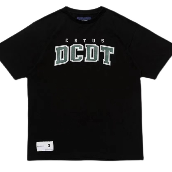 (100%COTTON)DESCENDANT DCDT 22SS胸前字母logo印花 男女短袖T恤