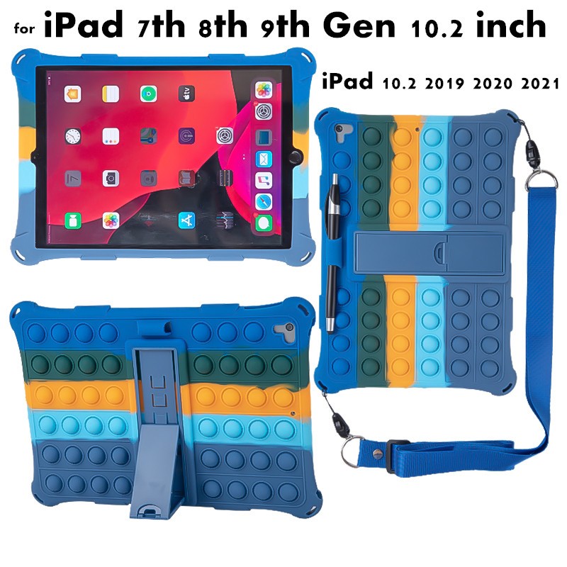 適用於 iPad 10.2 2019 2020 2021 保護套的 iPad 7th 8th 9th Gen 10.2