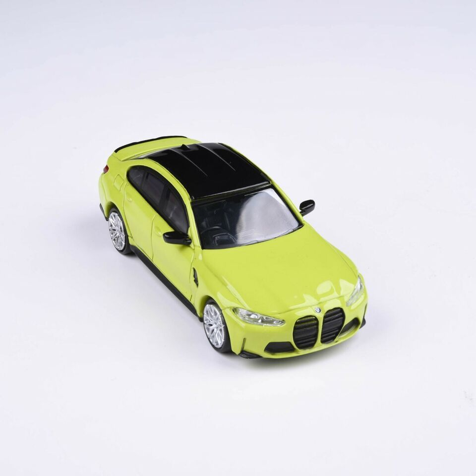 Ara64 - 2021 BMW M3 (G80) Sao Paulo Yellow - LHD - 1:64 壓鑄模型