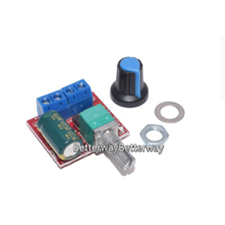 1PCS Mini 5A PWM Max 90W DC 電機調速板模組 DC-DC 3V-35V 調速開關 LED 調光