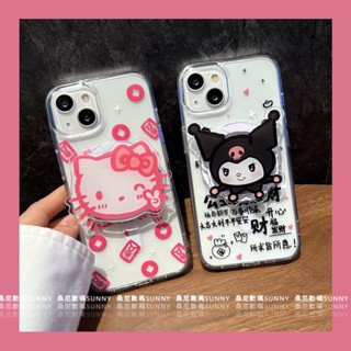 磁吸手機架 庫洛米手機殼 過年 Kitty 磁吸手機殼 適用 iphone 16 15 14 13 12 pro max