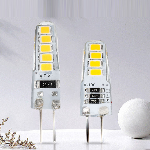 G4矽膠珠2w光源寬電壓110v-220v/12v光源酒店別墅工程led光源