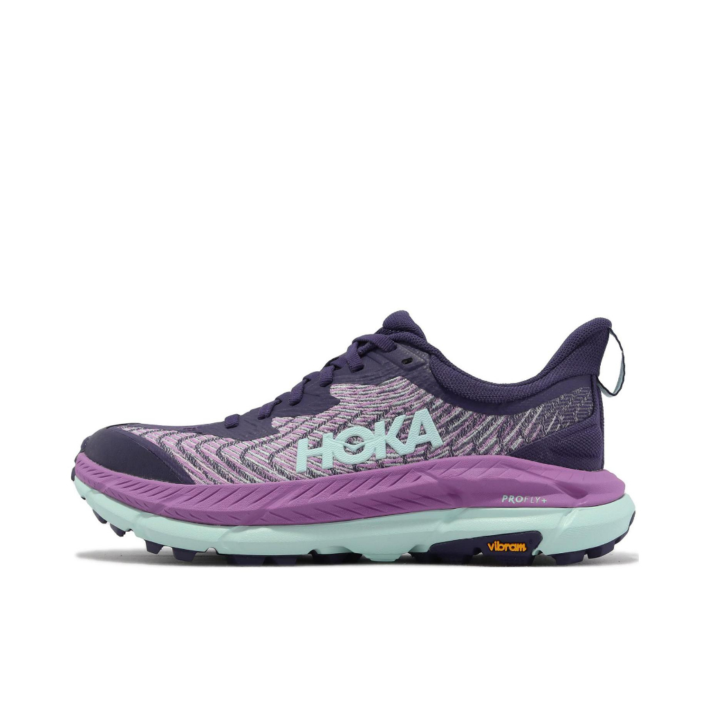 【尺碼歐元】Hoka 女士/男士 Mafate Speed 4 跑鞋 - Castlerock / Elderberry