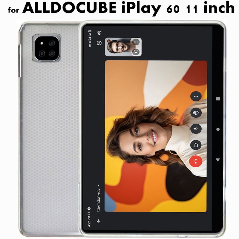 Alldocube iPlay 60 iPlay60 11 英寸 TPU 透明矽膠軟套全包保護防摔平板電腦保護套