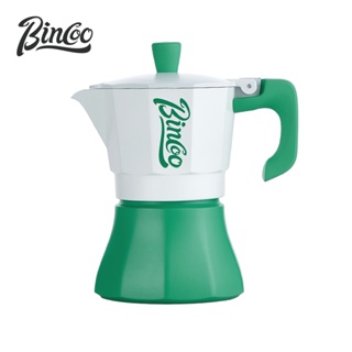 BINCOO 繆斯摩卡壺 意式濃縮萃取手沖咖啡壺套裝 家用便攜煮咖啡器具 三人份