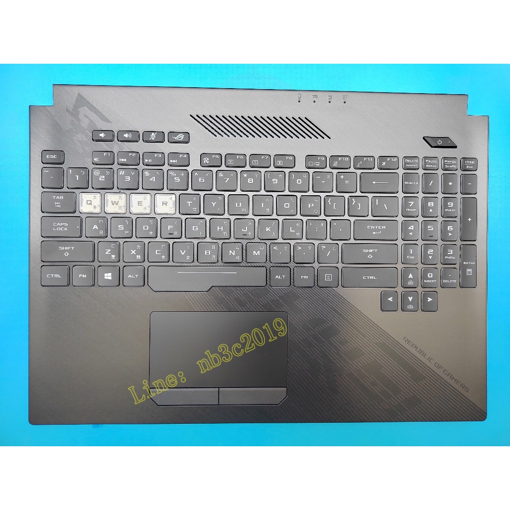 適用於華碩 GL504 GL504G GL504GW GL504GM GL504GS GL704 中文 筆電鍵盤