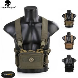 Emersongear D3CR 微型戰術胸裝戶外模組化承運人 MOLLE 背心胸齒輪